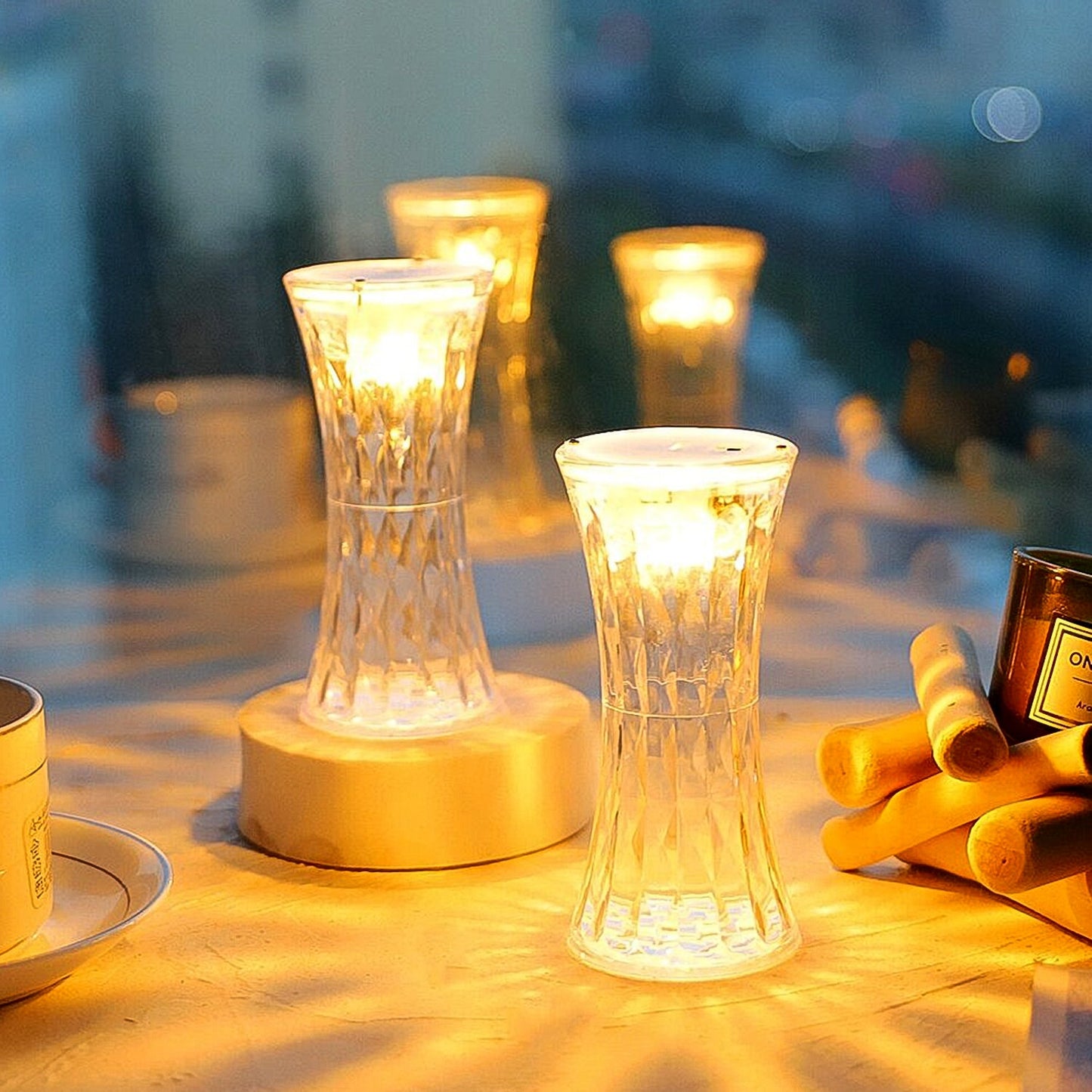 Crystal Night Light Lamp