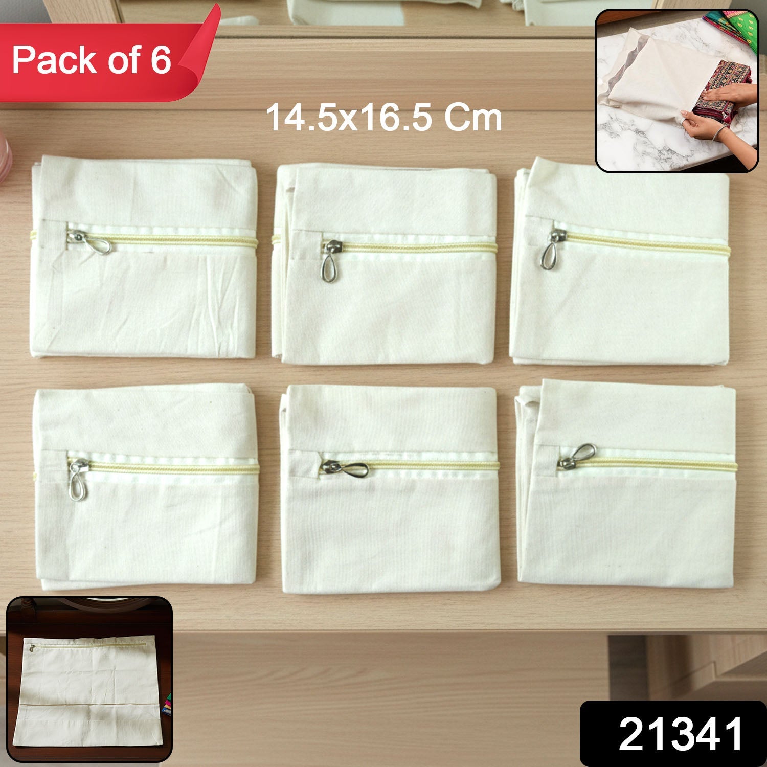 Cloth Zipper Pouch