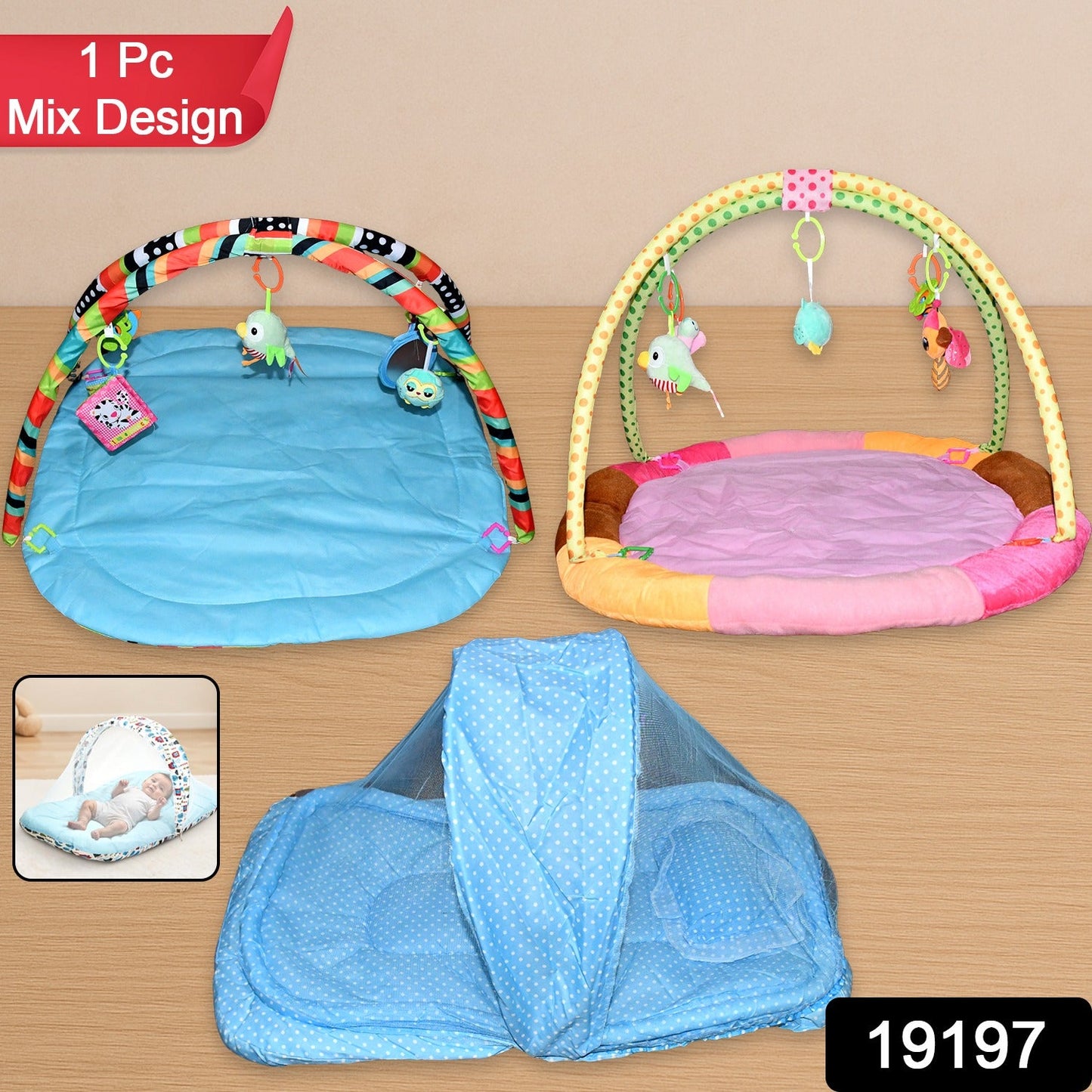 Soft Play Gym with Musical Toys