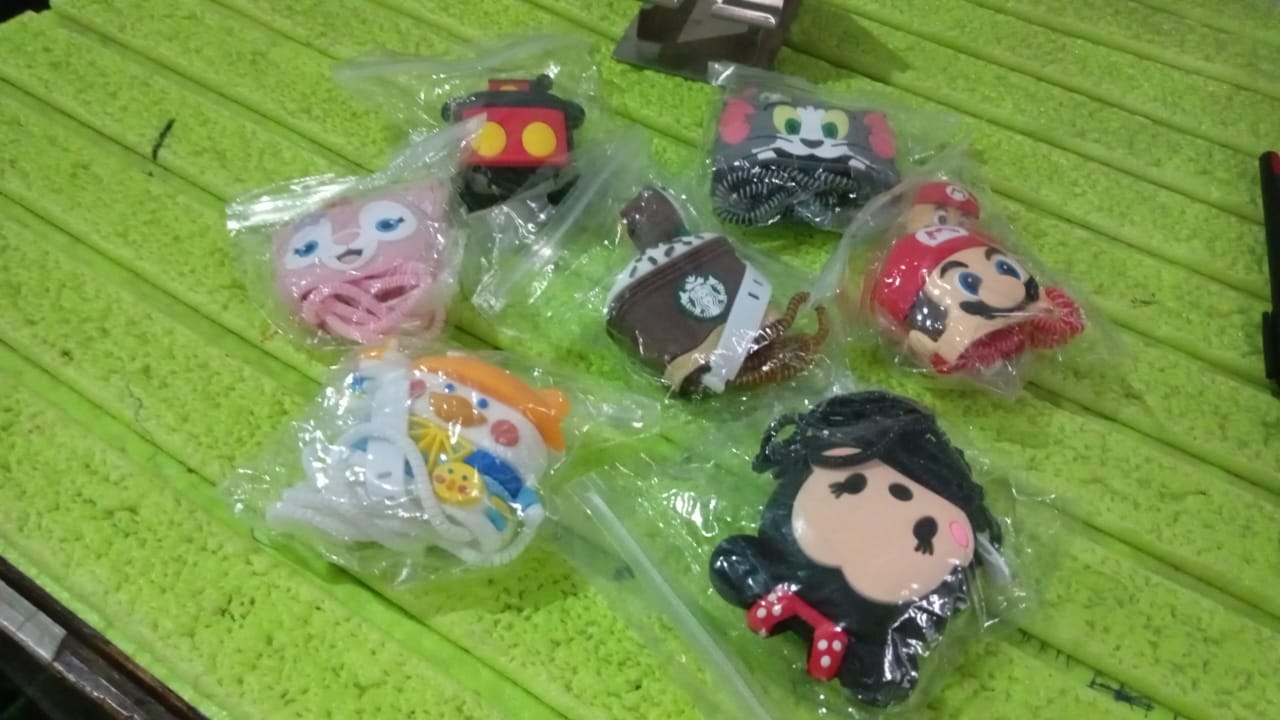 Cartoon Character Silicon Charger Case Cover iP 18-20W, iPhone (Mix Design / 1 Pc)
